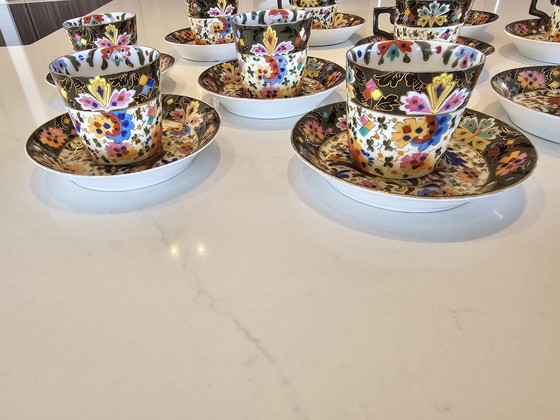 Image 1 of 10 Espresso Cups With 12 Dishes