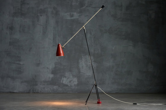 Image 1 of Vintage Grashopper floor lamp "6320" by Wim Rietveld for Gispen, 1950s