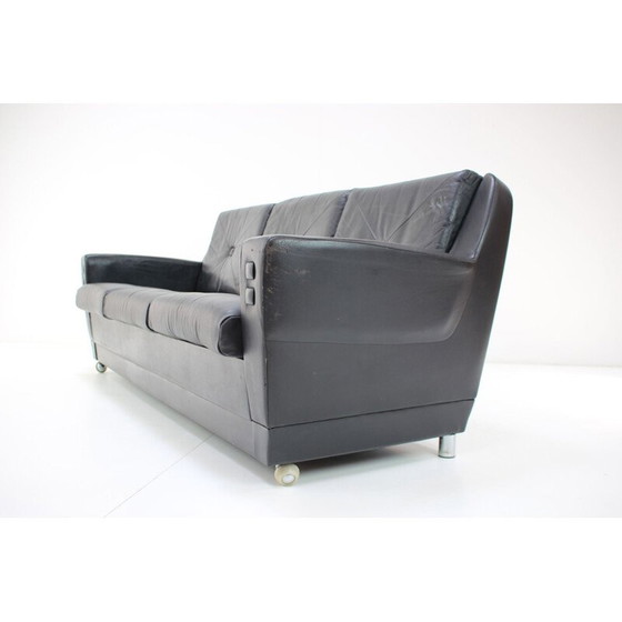 Image 1 of Divano in pelle a 3 posti di metà secolo, Germania anni '60