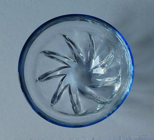 Crystal bowl by Orrefors, design Eva Englund, Sweden 1970s