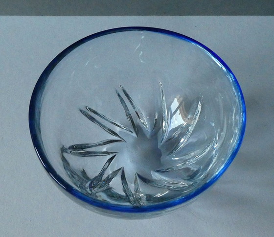 Image 1 of Crystal bowl by Orrefors, design Eva Englund, Sweden 1970s