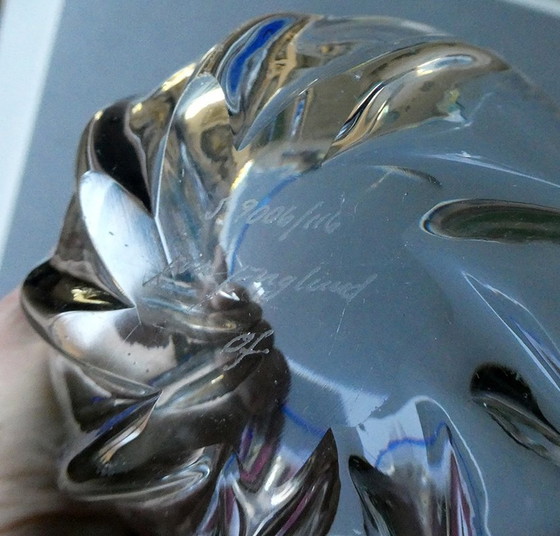 Image 1 of Crystal bowl by Orrefors, design Eva Englund, Sweden 1970s