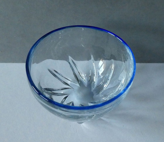 Image 1 of Crystal bowl by Orrefors, design Eva Englund, Sweden 1970s