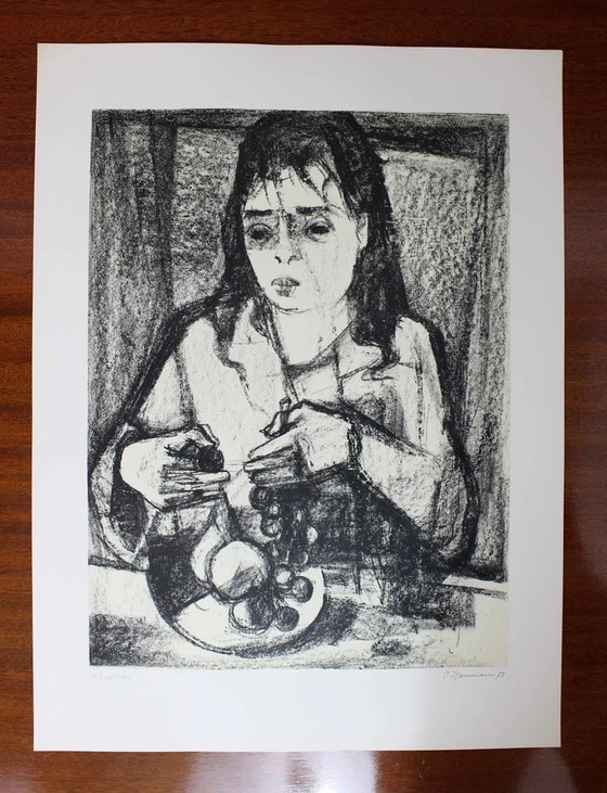 Image 1 of Lithograph by Ernst Baumann 1976