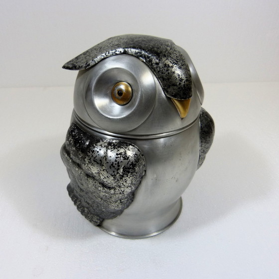 Image 1 of Vintage Italian ice bucket owl 1960