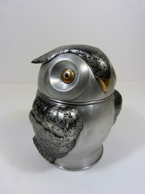 Image 1 of Vintage Italian ice bucket owl 1960