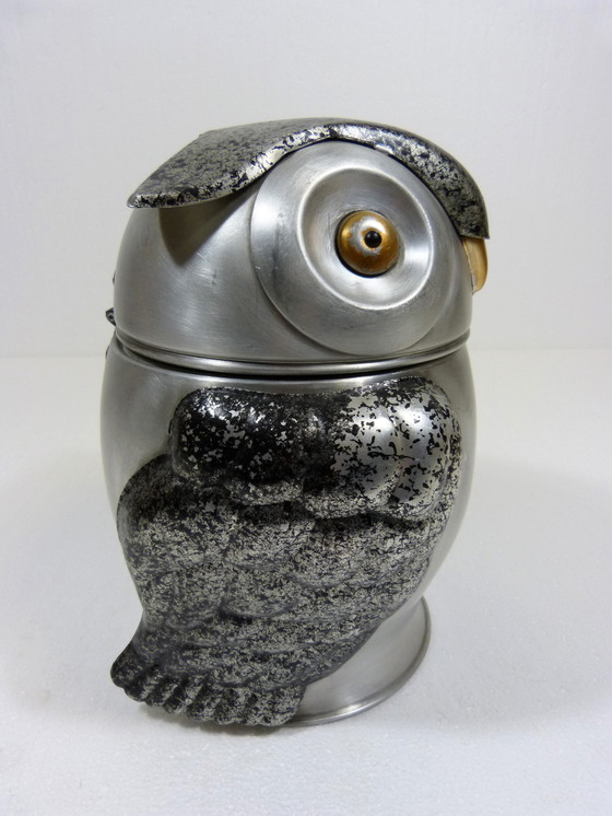 Image 1 of Vintage Italian ice bucket owl 1960