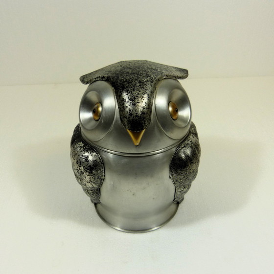 Image 1 of Vintage Italian ice bucket owl 1960