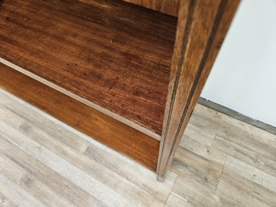 Image 1 of Walnut Feather Bookcase From The 1940S