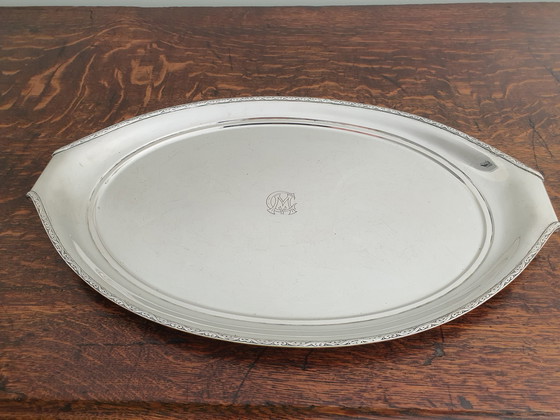 Image 1 of Silver Tray Art Deco