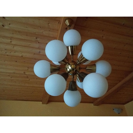 Image 1 of Vintage Sputnik Chandelier - 1970s