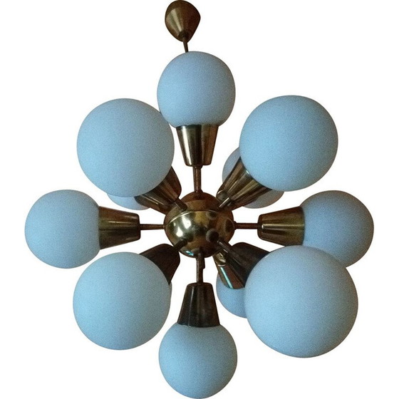 Image 1 of Vintage Sputnik Chandelier - 1970s