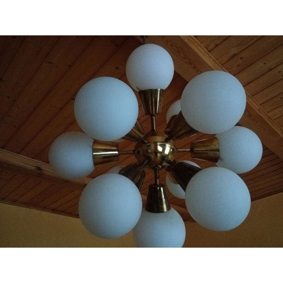 Image 1 of Vintage Sputnik Chandelier - 1970s