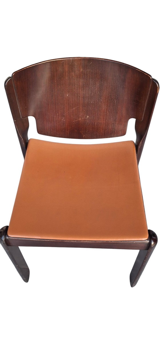 Image 1 of 8x Vico Magistretti For Cassina Model 122 Chairs