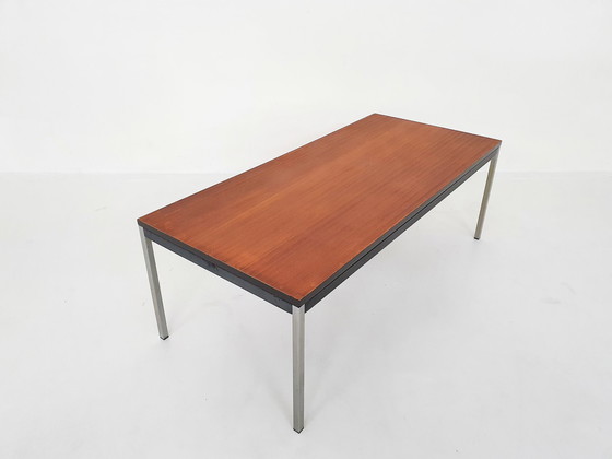 Image 1 of Minimalistic Dutch design coffee table attrb to Gispen