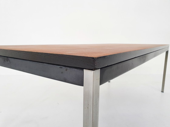 Image 1 of Minimalistic Dutch design coffee table attrb to Gispen