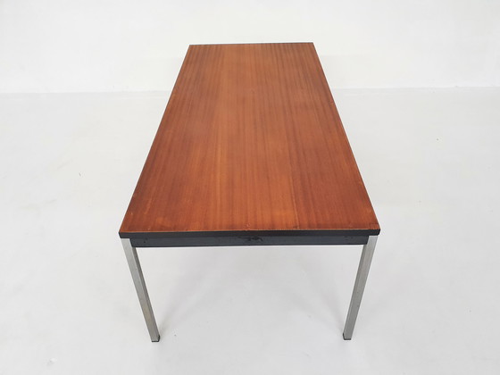 Image 1 of Minimalistic Dutch design coffee table attrb to Gispen