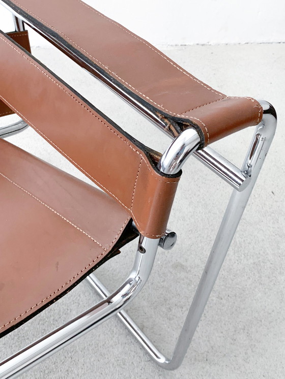 Image 1 of Marcel Breuer B3 Wassily Lounge Chair By Gavina