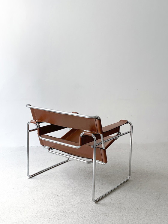 Image 1 of Marcel Breuer B3 Wassily Lounge Chair By Gavina