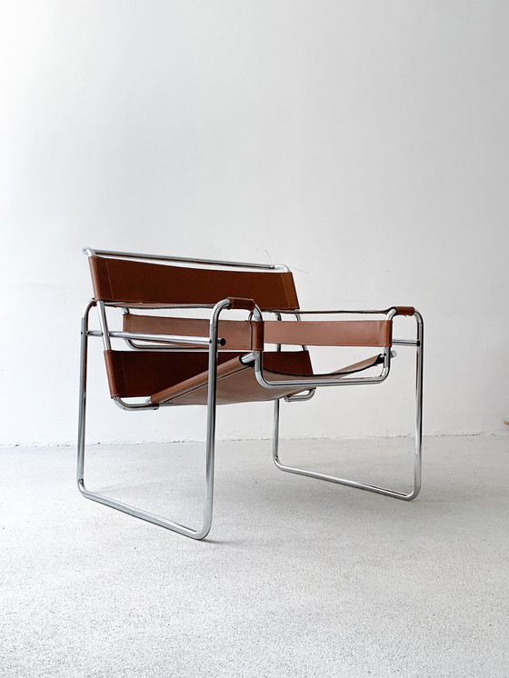 Image 1 of Marcel Breuer B3 Wassily Lounge Chair By Gavina