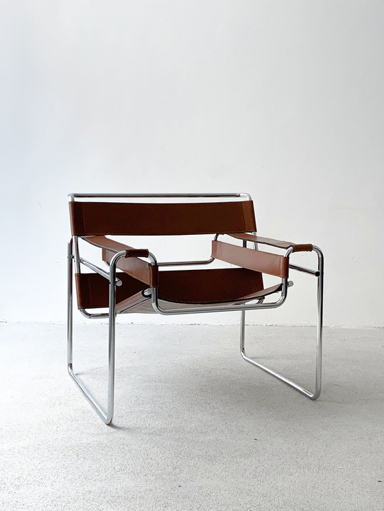 Image 1 of Marcel Breuer B3 Wassily Lounge Chair By Gavina