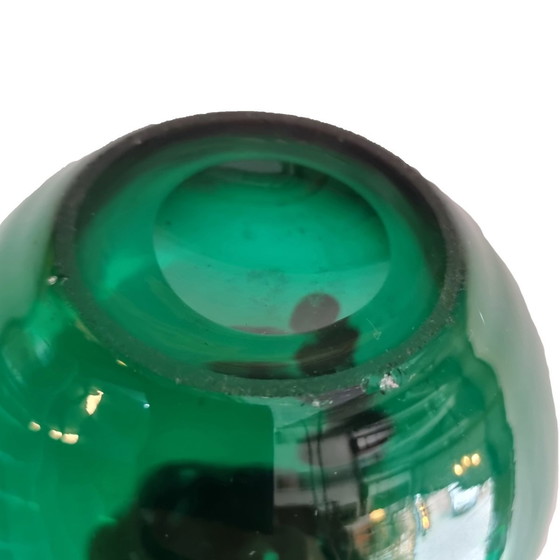 Image 1 of Antique Green Glass Water Jug, Circa 1900