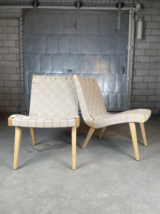 Image 1 of 2x Knoll Risom lounge chair