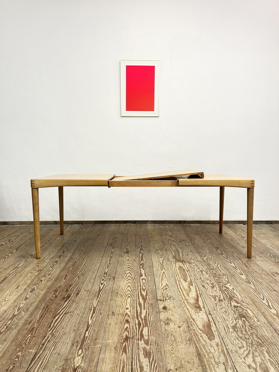 Image 1 of Extendable Oak Dining Table by H.W. Klein for Bramin