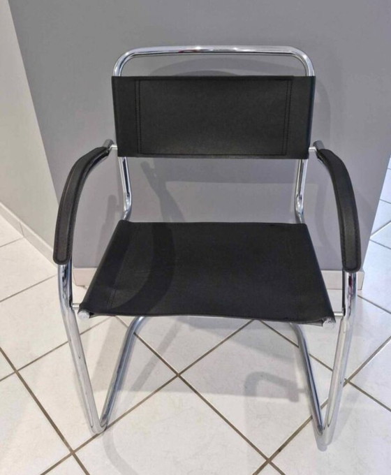 Image 1 of Juego de 3 sillones voladizos, década de 1970