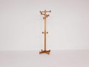 Porte-manteau en bois de pin du Mid Century, Suède, années 1970
