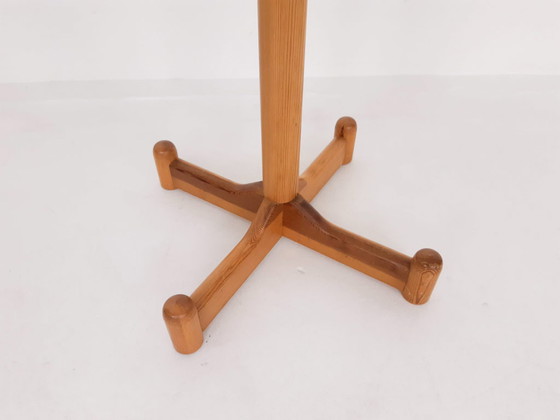 Image 1 of Mid-century pinewood coatrack, Sweden 1970's