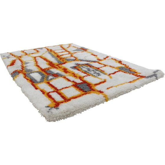 Image 1 of Vintage multi toned danish rug - 1960s
