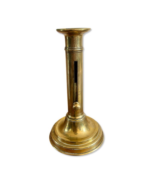 Brass Push Candle Holder