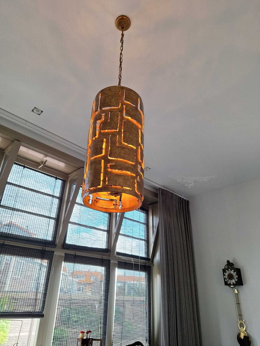 Leclerq & Bouwman Pendant Lamp Pablo Cylinder Bronze