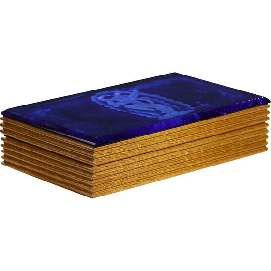 Image 1 of Vintage cigars box by Gio Ponti and Pietro Chiesa for Fontana Arte, Italy 1930