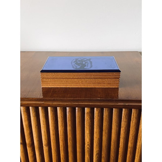 Image 1 of Vintage cigars box by Gio Ponti and Pietro Chiesa for Fontana Arte, Italy 1930