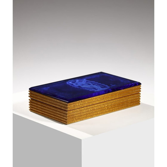 Image 1 of Vintage cigars box by Gio Ponti and Pietro Chiesa for Fontana Arte, Italy 1930