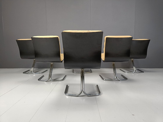 Image 1 of Space age dining chairs, set of 6, 1970s