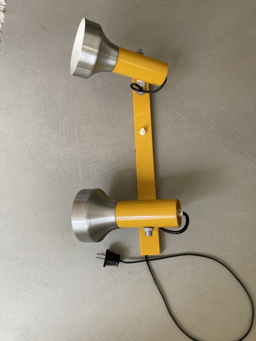 Vintage Yellow Spots With Aluminium Shade