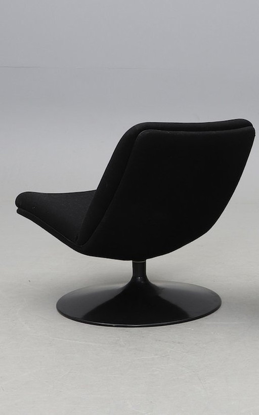 Swivel Armchair, Model F504 By Geoffrey Harcourt 