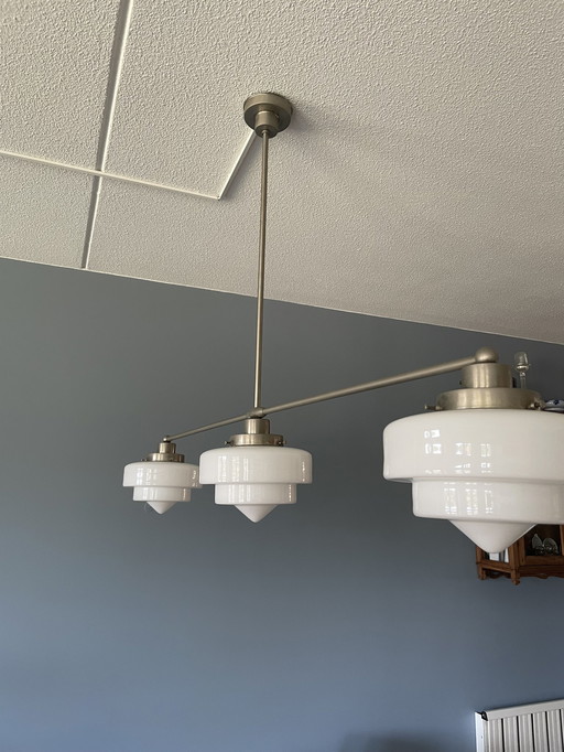 Vintage steel pendant lamp