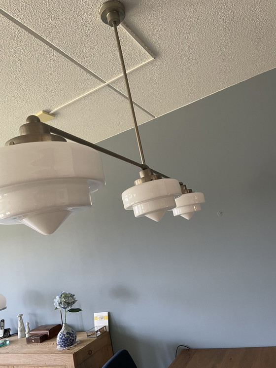 Image 1 of Vintage steel pendant lamp