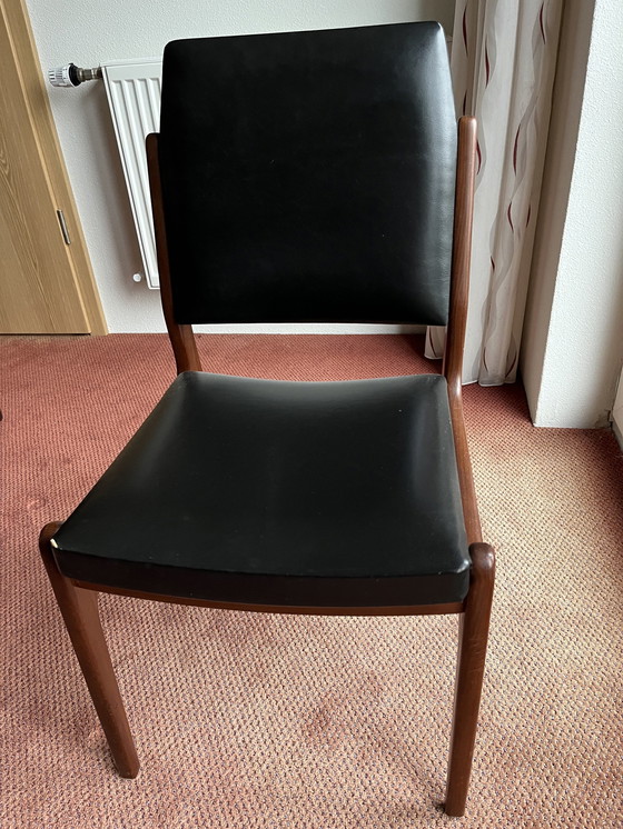 Image 1 of 4X Danish Teak Dining Chair 1960s