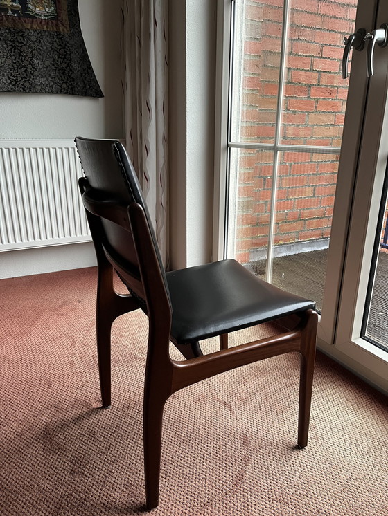 Image 1 of 4X Danish Teak Dining Chair 1960s