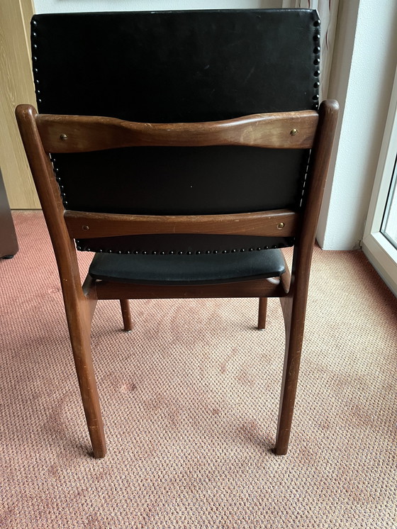 Image 1 of 4X Danish Teak Dining Chair 1960s