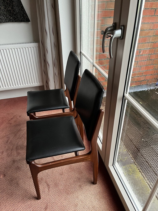 4X Danish Teak Dining Chair 1960s