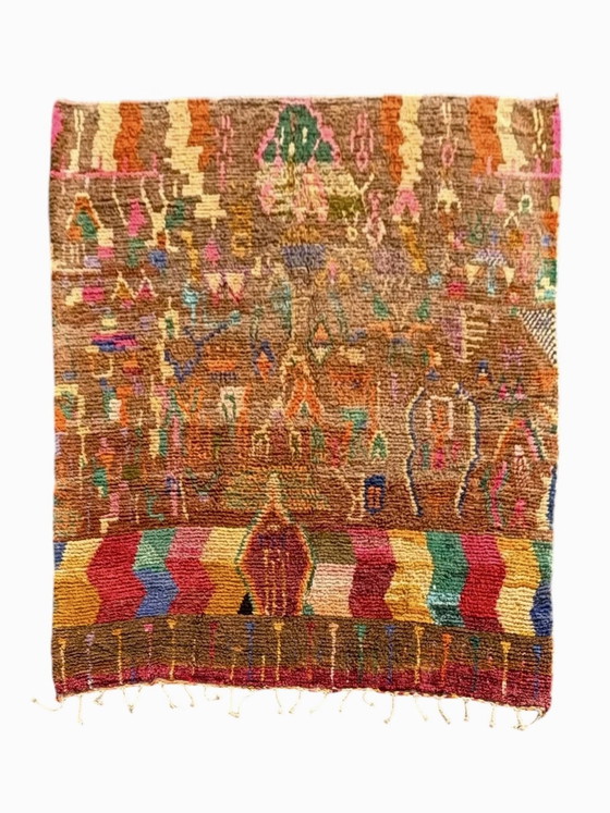 Image 1 of Large Modern Moroccan Wool Rug 