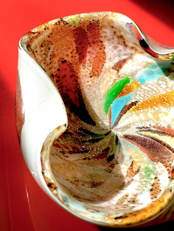 Image 1 of Handcrafted Glass Vide-Poche / Ashtray