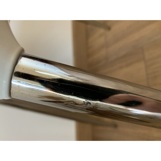 Image 1 of Coppia di sedie Lago vintage bianche e nere di Philippe Starck