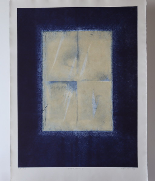 Color etching Antonia Dombrowsky 1992- Color engraving Handmade paper